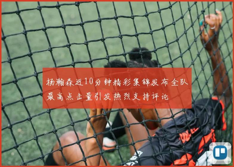 杨瀚森近10分钟精彩集锦发布全队最高点击量引发热烈支持评论