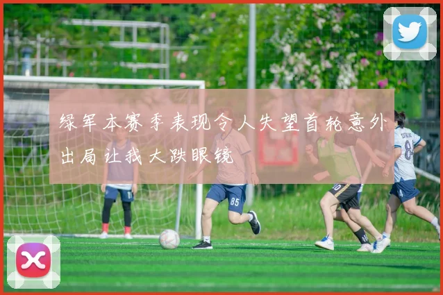 绿军本赛季表现令人失望首轮意外出局让我大跌眼镜